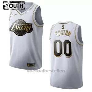 Los Angeles Lakers NBA Shirt Golden Edition Swingman Kinderen Wit Los Angeles Lakers NBA Shirt Golden Edition Swingman Kinderen Wit