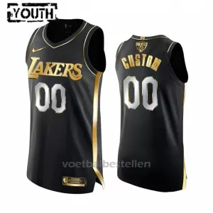 Los Angeles Lakers NBA Shirt Golden Edition Swingman Kinderen Zwart Los Angeles Lakers NBA Shirt Golden Edition Swingman Kinderen Zwart