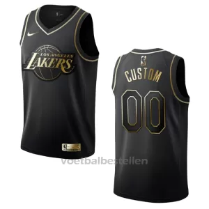 Los Angeles Lakers NBA Shirt Golden Edition Swingman Zwart Los Angeles Lakers NBA Shirt Golden Edition Swingman Zwart