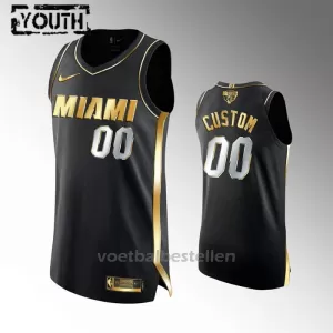 Miami Heat NBA Shirt Golden Edition Swingman Kinderen Zwart Miami Heat NBA Shirt Golden Edition Swingman Kinderen Zwart