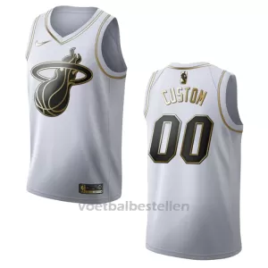 Miami Heat NBA Shirt Golden Edition Swingman Wit Miami Heat NBA Shirt Golden Edition Swingman Wit