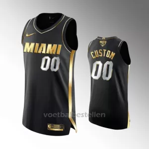 Miami Heat NBA Shirt Golden Edition Swingman Zwart Miami Heat NBA Shirt Golden Edition Swingman Zwart