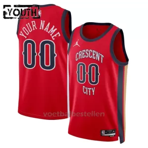 New Orleans Pelicans NBA Shirt Statement Edition Swingman 23/24 Kinderen Rood New Orleans Pelicans NBA Shirt Statement Edition Swingman 23/24 Kinderen Rood