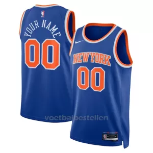 New York Knicks NBA Shirt Icon Edition Swingman 23/24 Blauw New York Knicks NBA Shirt Icon Edition Swingman 23/24 Blauw