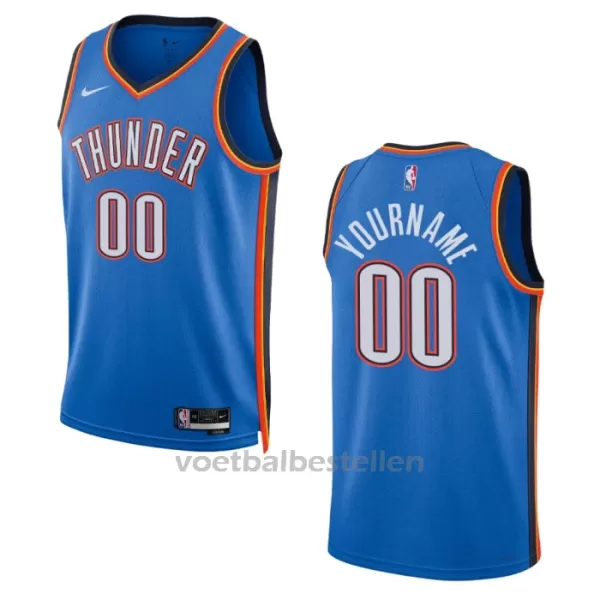 Oklahoma City Thunder NBA Shirt Icon Edition Swingman 23/24 Blauw Oklahoma City Thunder NBA Shirt Icon Edition Swingman 23/24 Blauw