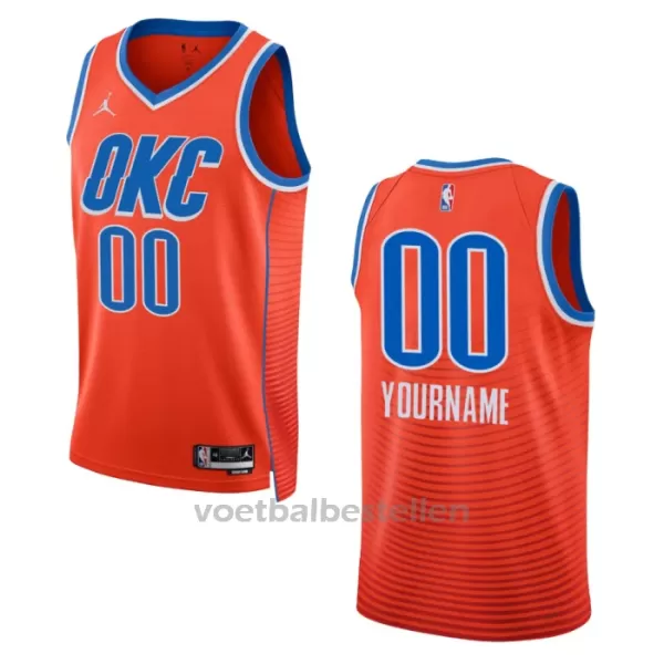 Oklahoma City Thunder NBA Shirt Statement Edition Swingman 23/24 Oranje Oklahoma City Thunder NBA Shirt Statement Edition Swingman 23/24 Oranje