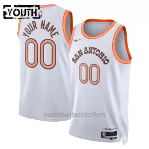 San Antonio Spurs NBA Shirt City Edition Swingman 23/24 Kinderen Wit San Antonio Spurs NBA Shirt City Edition Swingman 23/24 Kinderen Wit