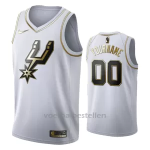 San Antonio Spurs NBA Shirt Golden Edition Swingman Wit San Antonio Spurs NBA Shirt Golden Edition Swingman Wit