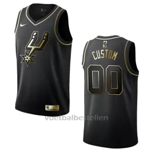 San Antonio Spurs NBA Shirt Golden Edition Swingman Zwart San Antonio Spurs NBA Shirt Golden Edition Swingman Zwart