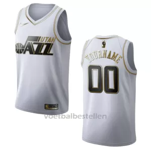 Utah Jazz NBA Shirt Golden Edition Swingman Wit Utah Jazz NBA Shirt Golden Edition Swingman Wit