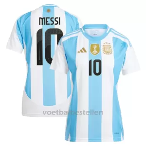 Argentinië Lionel Messi 10 Thuisshirt Vrouwen 2024 Argentinië Lionel Messi 10 Thuisshirt Vrouwen 2024