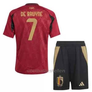 België Kevin De Bruyne 7 Thuistenue Kinderen EK 2024 België Kevin De Bruyne 7 Thuistenue Kinderen EK 2024