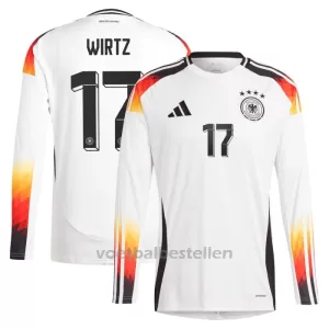 Duitsland Florian Wirtz 17 Thuisshirt EK 2024 Lange Mouwen Duitsland Florian Wirtz 17 Thuisshirt EK 2024 Lange Mouwen