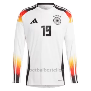 Duitsland Leroy Sané 19 Thuisshirt EK 2024 Lange Mouwen