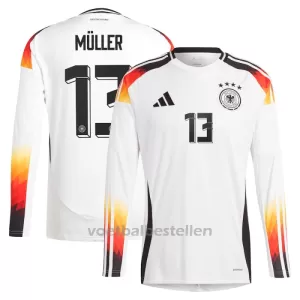 Duitsland Thomas Müller 13 Thuisshirt EK 2024 Lange Mouwen Duitsland Thomas Müller 13 Thuisshirt EK 2024 Lange Mouwen