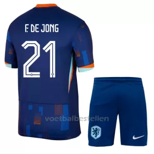 Nederland Frenkie de Jong 21 Uittenue Kinderen EK 2024 Nederland Frenkie de Jong 21 Uittenue Kinderen EK 2024