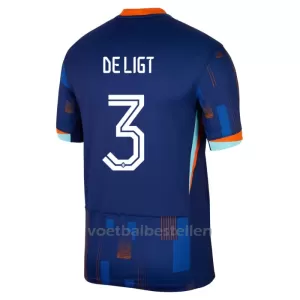 Nederland Matthijs de Ligt 3 Uitshirt EK 2024