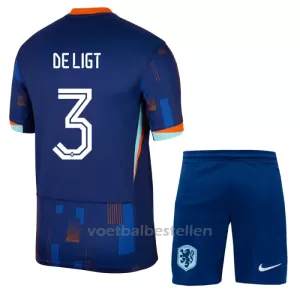 Nederland Matthijs de Ligt 3 Uittenue Kinderen EK 2024 Nederland Matthijs de Ligt 3 Uittenue Kinderen EK 2024