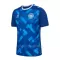 Denemarken Doelman Shirt EK 2024 Blauw