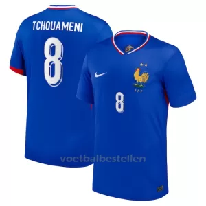 Frankrijk Aurélien Tchouaméni 8 Thuisshirt EK 2024 Frankrijk Aurélien Tchouaméni 8 Thuisshirt EK 2024