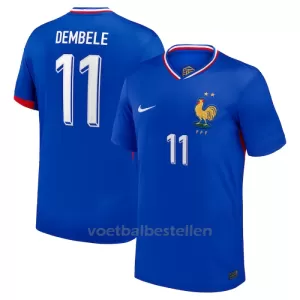 Frankrijk Ousmane Dembélé 11 Thuisshirt EK 2024 Frankrijk Ousmane Dembélé 11 Thuisshirt EK 2024