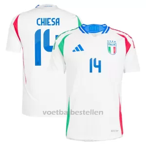 Italië Federico Chiesa 14 Uitshirt EK 2024 Italië Federico Chiesa 14 Uitshirt EK 2024