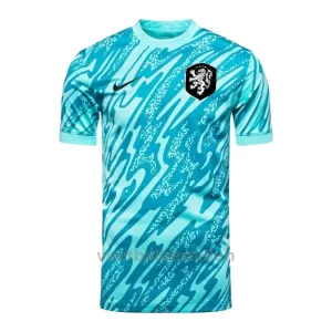 Nederland Doelman Shirt EK 2024 Blauw Nederland Doelman Shirt EK 2024 Blauw