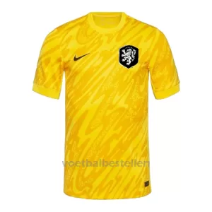 Nederland Doelman Shirt EK 2024 Geel Nederland Doelman Shirt EK 2024 Geel