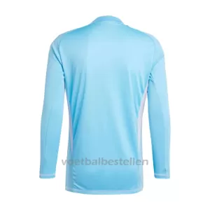 Spanje Doelman Shirt EK 2024 Lange Mouwen Blauw