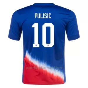 USA Christian Pulišić 10 Uitshirt 2024 USA Christian Pulišić 10 Uitshirt 2024