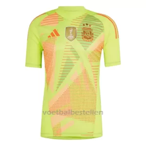 Argentinië Doelman Shirt 2024 Geel Argentinië Doelman Shirt 2024 Geel