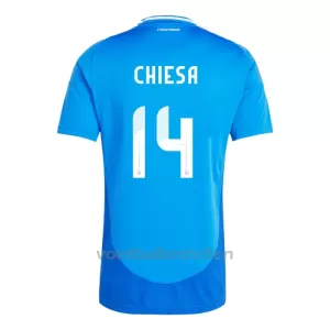 Italië Federico Chiesa 14 Thuisshirt EK 2024 Italië Federico Chiesa 14 Thuisshirt EK 2024