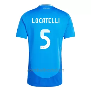 Italië Manuel Locatelli 5 Thuisshirt EK 2024 Italië Manuel Locatelli 5 Thuisshirt EK 2024