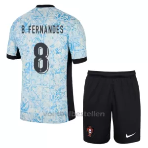 Portugal Bruno Fernandes 8 Uittenue Kinderen EK 2024 Portugal Bruno Fernandes 8 Uittenue Kinderen EK 2024