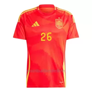 Spanje Pedri 26 Thuisshirt EK 2024