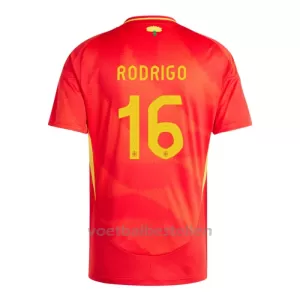 Spanje Rodrigo Hernández 16 Thuisshirt EK 2024 Spanje Rodrigo Hernández 16 Thuisshirt EK 2024