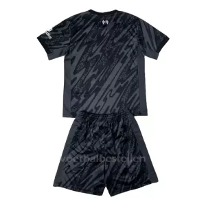 Liverpool Doelman Tenue Kinderen 24/25 Zwart