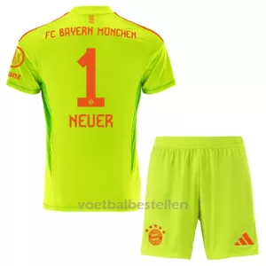 FC Bayern München Manuel Neuer 1 Doelman Thuistenue Kinderen 24/25