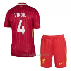 Liverpool Virgil van Dijk 4 Thuistenue Kinderen 24/25 Liverpool Virgil van Dijk 4 Thuistenue Kinderen 24/25