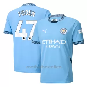 Manchester City Phil Foden 47 Thuisshirt 24/25 Manchester City Phil Foden 47 Thuisshirt 24/25