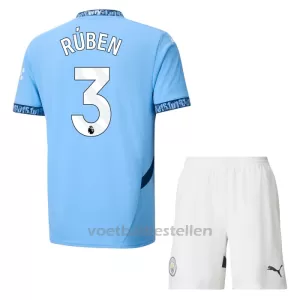 Manchester City Rúben Dias 3 Thuistenue Kinderen 24/25 Manchester City Rúben Dias 3 Thuistenue Kinderen 24/25