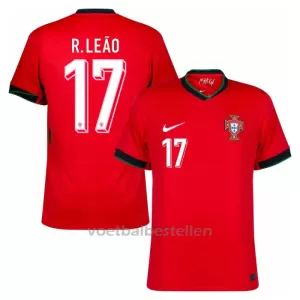 Portugal Rafael Leão 17 Thuisshirt EK 2024 Portugal Rafael Leão 17 Thuisshirt EK 2024