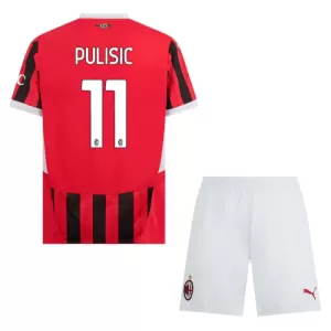 AC Milan Christian Pulišić 11 Thuistenue Kinderen 24/25 AC Milan Christian Pulišić 11 Thuistenue Kinderen 24/25