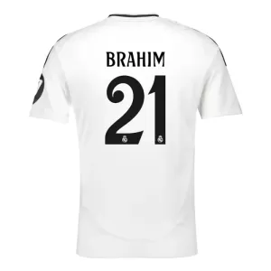 Real Madrid Brahim 21 Thuisshirt 24/25 Real Madrid Brahim 21 Thuisshirt 24/25