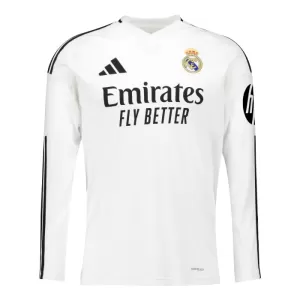 Real Madrid Thuisshirt 24/25 Lange Mouwen Real Madrid Thuisshirt 24/25 Lange Mouwen