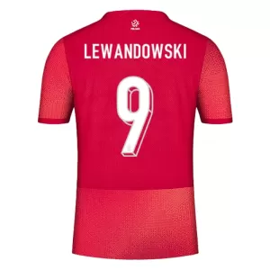 Polen Robert Lewandowski 9 Uitshirt EK 2024 Polen Robert Lewandowski 9 Uitshirt EK 2024