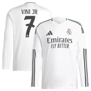 Real Madrid Vinicius Junior 7 Thuisshirt 24/25 Lange Mouwen Real Madrid Vinicius Junior 7 Thuisshirt 24/25 Lange Mouwen