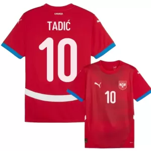Servië Tadic 10 Thuisshirt EK 2024 Servië Tadic 10 Thuisshirt EK 2024