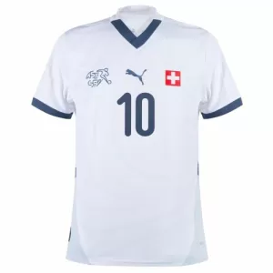 Zwitserland Xhaka 10 Uitshirt EK 2024