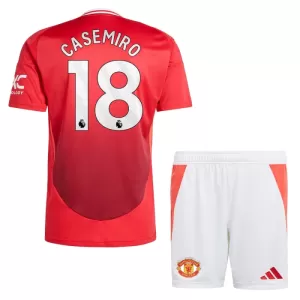 Manchester United Casemiro 18 Thuistenue Kinderen 24/25 Manchester United Casemiro 18 Thuistenue Kinderen 24/25